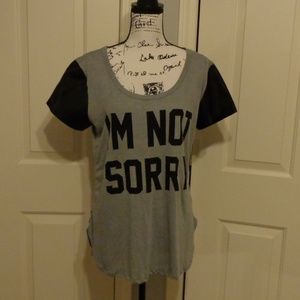 I'm Not Sorry graphic tee